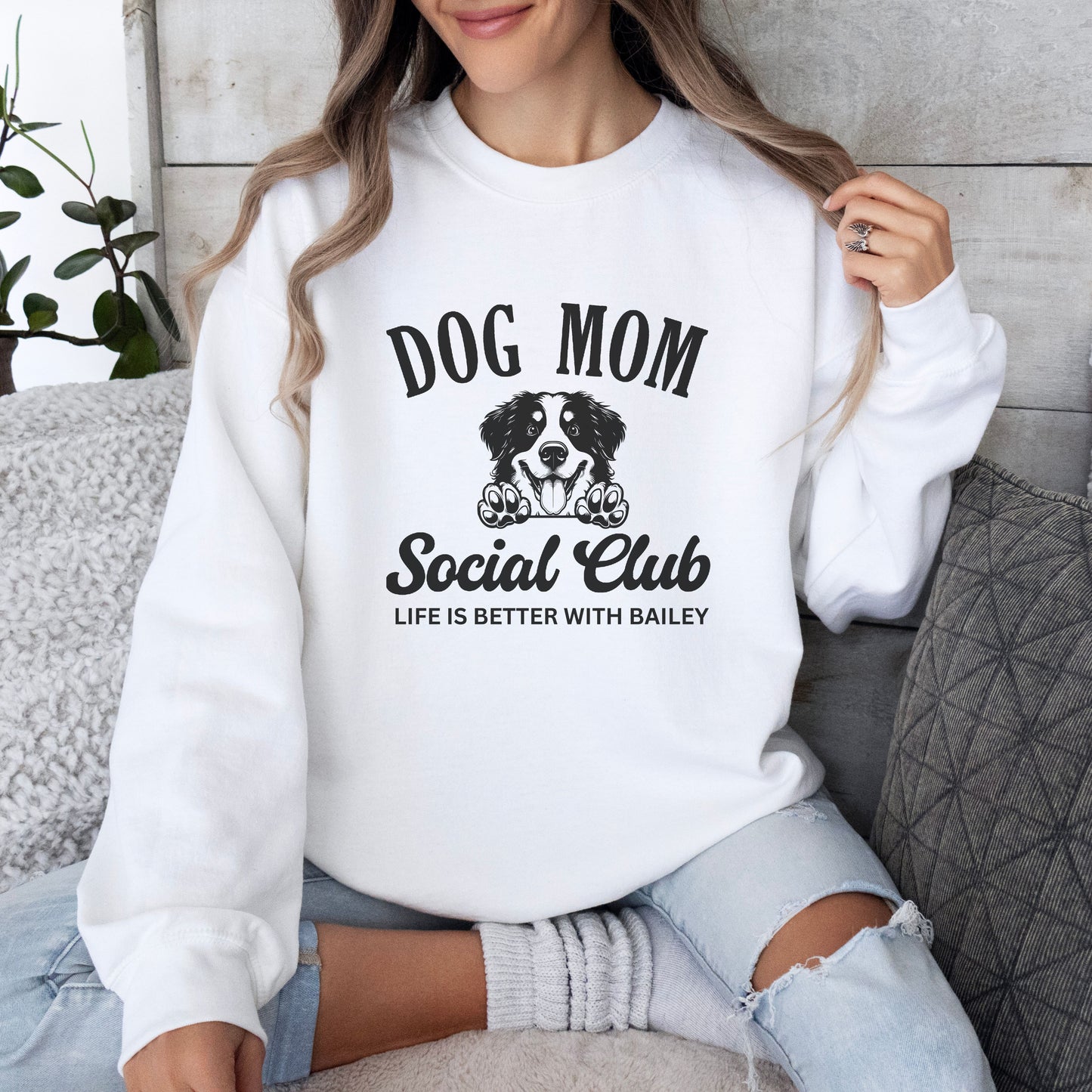 Custom Dog Sweatshirt- Gift for a Dog Owner