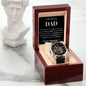 To My Amazing Dad| You're My Superhero| Men's Openwork Watch