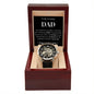 To My Amazing Dad| You're My Superhero| Men's Openwork Watch