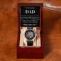 To My Amazing Dad| You're My Superhero| Men's Openwork Watch
