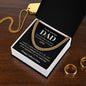 To My Amazing Dad| You're the Fire in My Heart | Cuban Link Chain