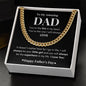To My Amazing Dad | You're My Superhero | Cuban Link Chain