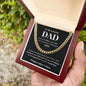 To My Amazing Dad| You're the Fire in My Heart | Cuban Link Chain