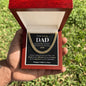 To My Amazing Dad| You're the Fire in My Heart | Cuban Link Chain