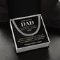 To My Amazing Dad| You're the Fire in My Heart | Cuban Link Chain