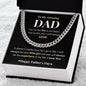 To My Amazing Dad| You're the Fire in My Heart | Cuban Link Chain