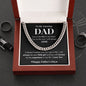 To My Amazing Dad | You're My Superhero | Cuban Link Chain