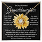 To My Beautiful Granddaughter | Always Remember to Follow Your Dreams| Necklace