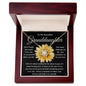 To My Beautiful Granddaughter | Always Remember to Follow Your Dreams| Necklace