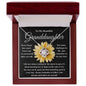To My Beautiful Granddaughter | Always Remember to Follow Your Dreams| Necklace