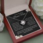 To My Wonderful Bonus Mom| Love Knot Necklace
