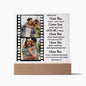 Personalized Love Photo Collage- Acrylic Plaque