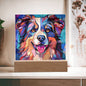 Dog Stained Glass Acrylic Plaque