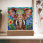 Elephant- Stained Glass Acrylic Plaque
