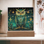 Mystic Owl Stained Glass Acrylic Plaque