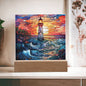 Lighthouse Stained Glass Acrylic Plaque