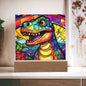 Dinosaur Stained Glass Acrylic Plaque