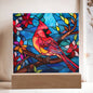 Cardenal Stained Glass Acrylic Plaque