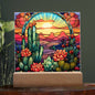 Dessert Stained Acrylic Plaque