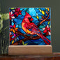 Cardenal Stained Glass Acrylic Plaque