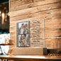 Personalized Love Photo Collage- Acrylic Plaque