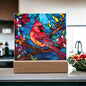 Cardenal Stained Glass Acrylic Plaque