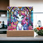 Fantasy Unicorn Stained Glass Acrylic Plaque