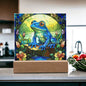Frog Stained Glass Acrylic Plaque