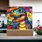 Dinosaur Stained Glass Acrylic Plaque