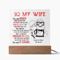 Personalized Acrylic Night Lamp | You are my Sunshine.