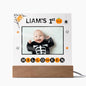 FIRST HALLOWEEN- SQUARE ACRYLIC PLAQUE