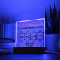 Dear Mom, You're The Piece That Hold Us Together| Square Acrylic Plaque*