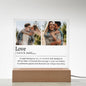 Personalized Collage Picture |Acrylic Night Lamp