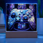 Gaming Controller Stained Glass Acrylic Plaque