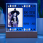 BOO-TIFUL MEMORIES - PRINTED SQUARE ACRYLIC PLAQUE