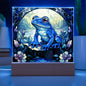 Frog Stained Glass Acrylic Plaque