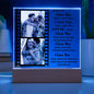 Personalized Love Photo Collage- Acrylic Plaque