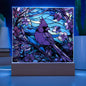Cardinal Stained Glass Acrylic-Plaque