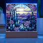 Dessert Stained Acrylic Plaque