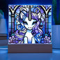 Fantasy Unicorn Stained Glass Acrylic Plaque
