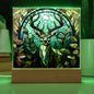 Deer Stained Glass Acrylic Plaque