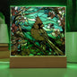 Cardinal Stained Glass Acrylic-Plaque
