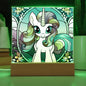 Colorful Unicorn Stained Glass Acrylic PLaque