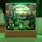 Dessert Stained Acrylic Plaque