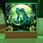 Frog Stained Glass Acrylic Plaque