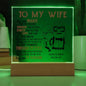 Personalized Acrylic Night Lamp | You are my Sunshine.