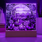 Dessert Stained Acrylic Plaque