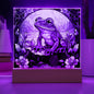 Frog Stained Glass Acrylic Plaque