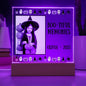 BOO-TIFUL MEMORIES - PRINTED SQUARE ACRYLIC PLAQUE