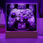 Gaming Controller Stained Glass Acrylic Plaque